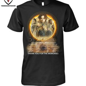 Dune Movie 2021-2024 Signature Thank You For The Memories T-Shirt