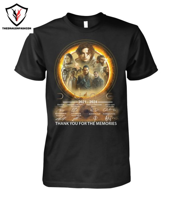 Dune Movie 2021-2024 Signature Thank You For The Memories T-Shirt