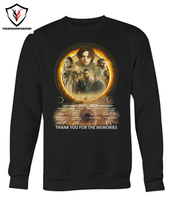 Dune Movie 2021-2024 Signature Thank You For The Memories T-Shirt