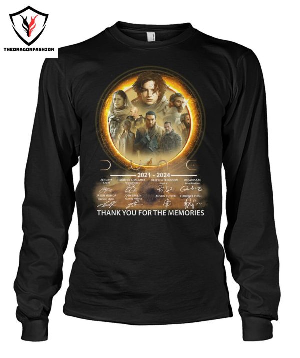 Dune Movie 2021-2024 Signature Thank You For The Memories T-Shirt