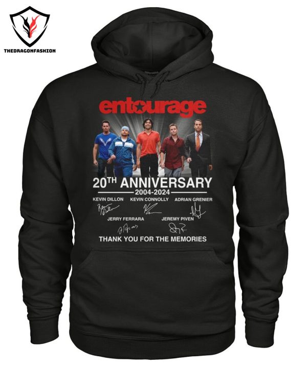 Entourage 20th Anniversary 2004-2024 Signature Thank You For The Memories T-Shirt