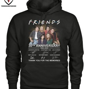 Friends 30th Anniversary 1994-2024 Signature Thank You For The Memories T-Shirt