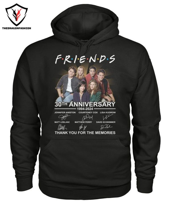 Friends 30th Anniversary 1994-2024 Signature Thank You For The Memories T-Shirt