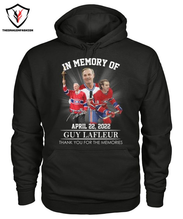 In Memory Of Guy Lafleur April 22 2022 Thank You For The Memories T-Shirt