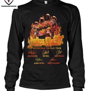 Judas Priest Invincible Shield Tour Signature T-Shirt