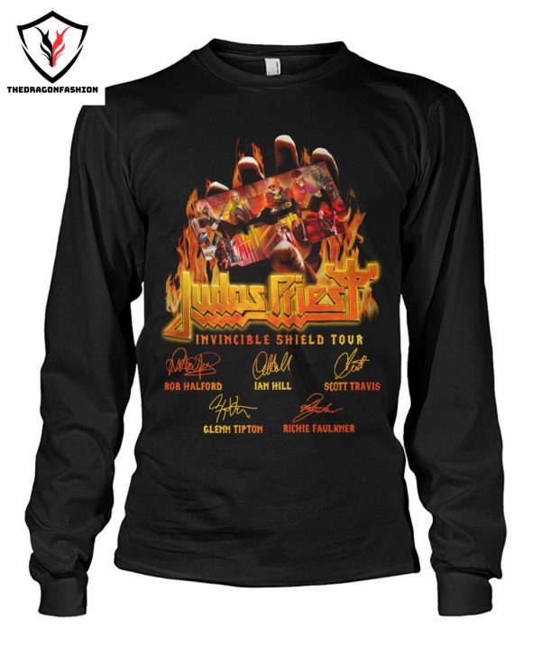 Judas Priest Invincible Shield Tour Signature T-Shirt