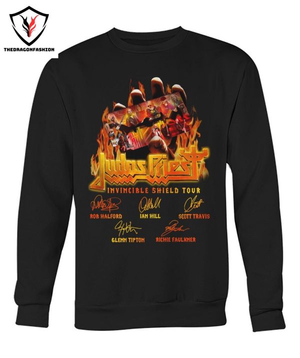 Judas Priest Invincible Shield Tour Signature T-Shirt