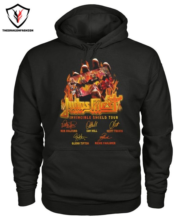 Judas Priest Invincible Shield Tour Signature T-Shirt