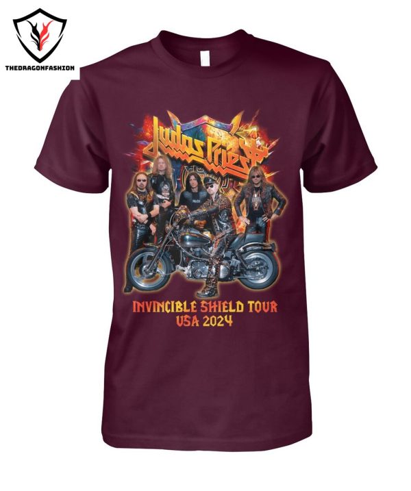 Judas Priest Invincible Shield Tour USA 2024 T-Shirt