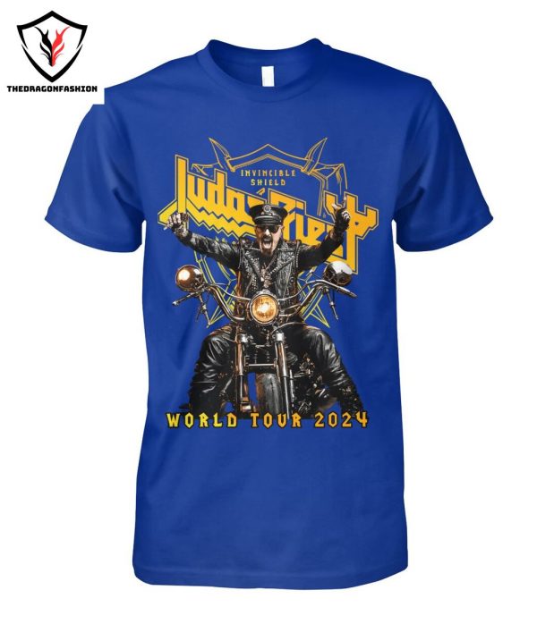 Judas Priest Invincible Shield World Tour 2024 T-Shirt