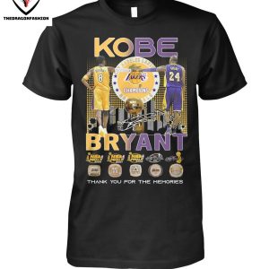 Kobe Bryant Los Angeles Lakers 24 3D T-Shirt