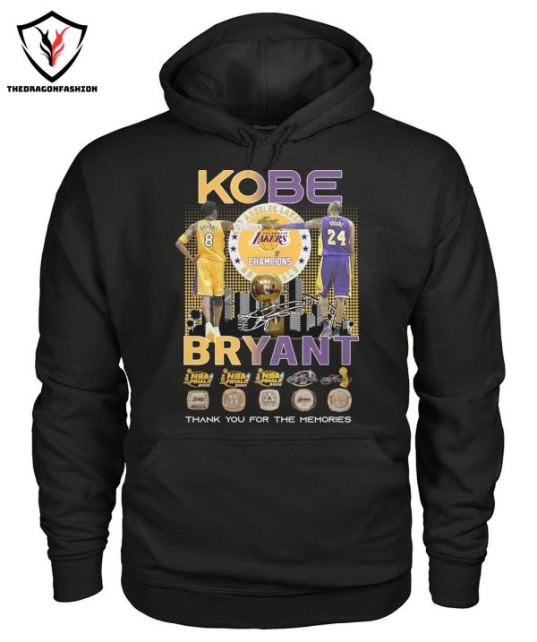 Kobe Bryant Signature Thank You For The Memories T-Shirt