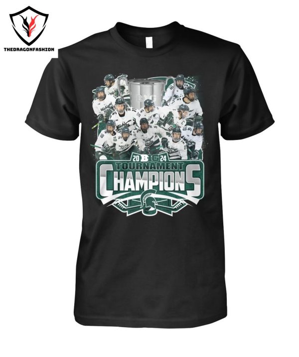 Michigan State Spartans Big 2024 Touranament Champions T-Shirt