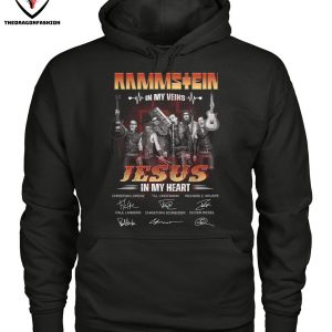 Rammstein In My Veins Jesus In My Heart Signature T-Shirt
