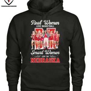 Real Women Love Basketball Smart Women Love The Nebraska Cornhuskers T-Shirt