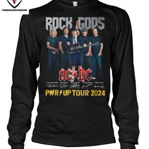 Rock Gods AC DC Signature Pwr Up Tour 2024 T-Shirt
