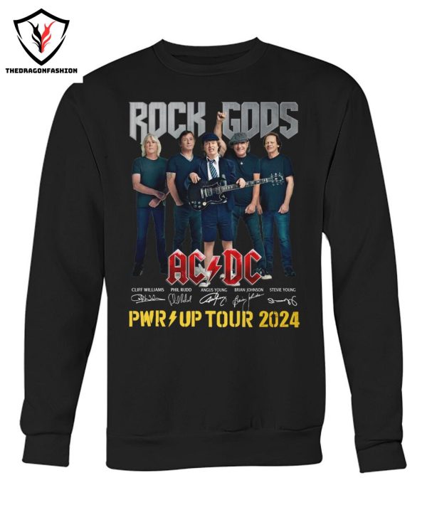 Rock Gods AC DC Signature Pwr Up Tour 2024 T-Shirt