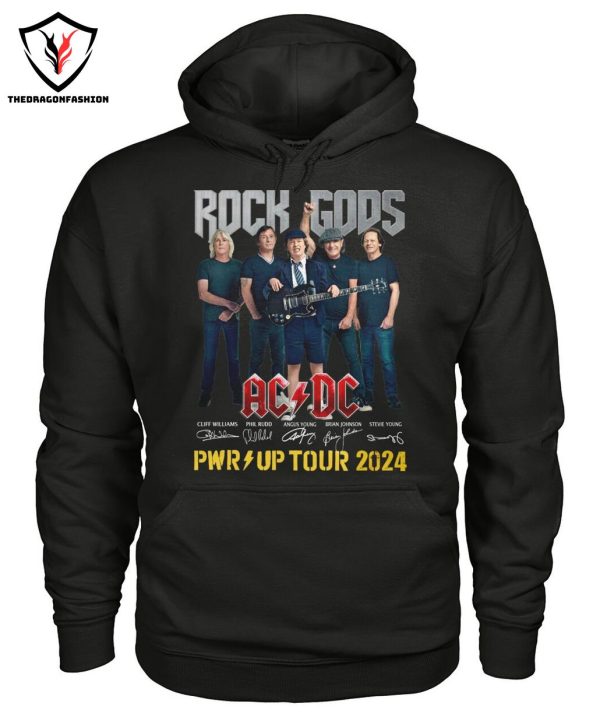 Rock Gods AC DC Signature Pwr Up Tour 2024 T-Shirt