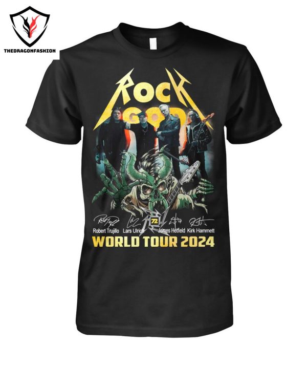 Rock Gods World Tour 2024 Signature T-Shirt