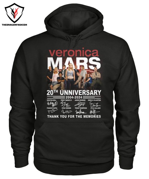 Veronica Mars 20th Unniversary 2004-2024 Signature Thank You For The Memories T-Shirt