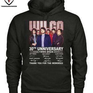 Wilco 30th Unniversary 1994-2024 Signature Thank You For The Memories T-Shirt