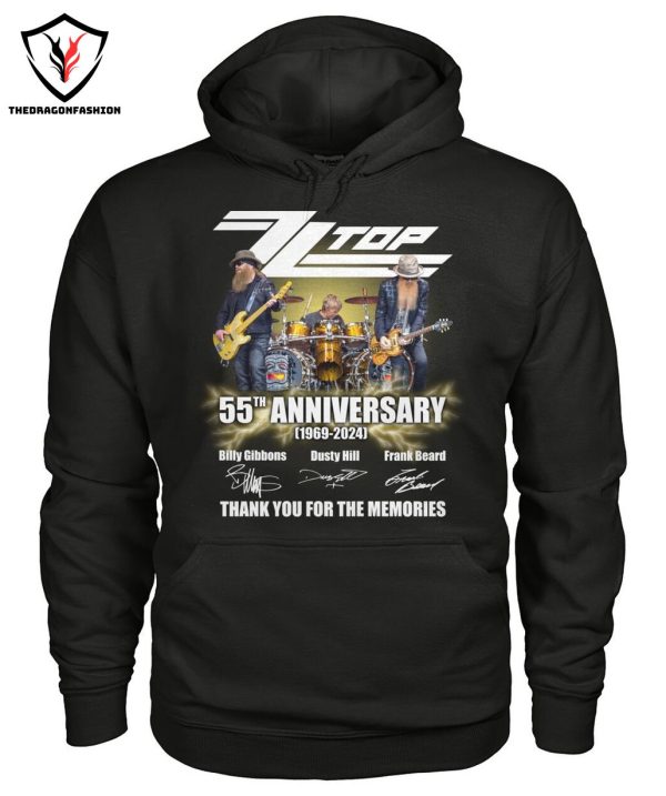 ZZ Top 55th Anniversary Signature Thank You For The Memories T-Shirt