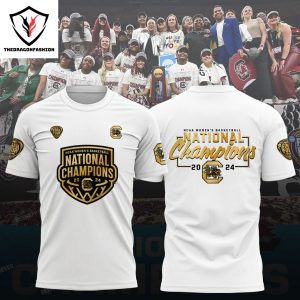 South Carolina Gamecocks 2024 NCAA Womens Basketball Design 3D T-Shirt
