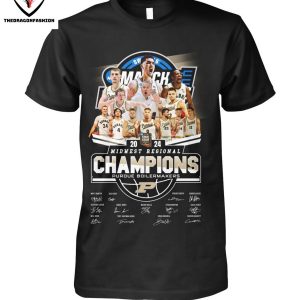 2024 Midwest Regional Champions Purdue Boilermakers Signature T-Shirt