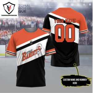 Personalized NLL Buffalo Bandits Design 3D T-Shirt