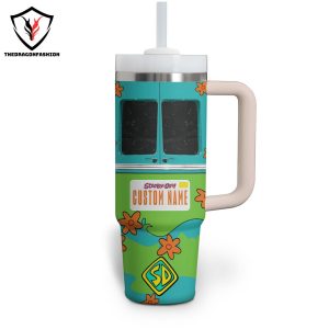 The Mystery Machine Scooby-Doo Tumbler With Handle And Straw