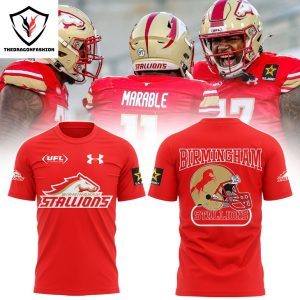 2024 UFL Birmingham Stallions Footbal 3D T-Shirt