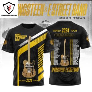 Springsteen E Street Band World 2024 Tour 3D T-Shirt