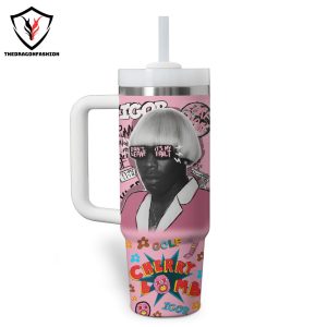 Tyler The Creator Cherry Bomb Call Me If You Get Lost Tumbler With Handle And Straw