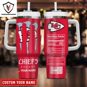 Kansas City Chiefs Energy Tumbler With Handle And Straw