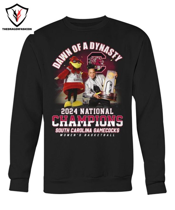 Dawn Of A Dynasty 2024 National Champions South Carolina Gamecock Women Basketball T-Shirt