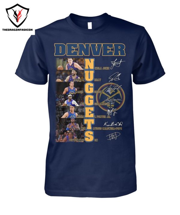 Denver Nuggets Basketball Signature T-Shirt