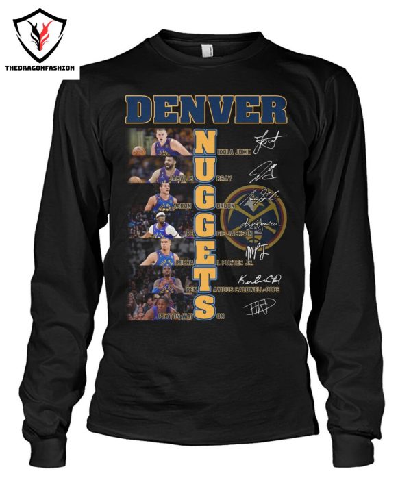 Denver Nuggets Basketball Signature T-Shirt