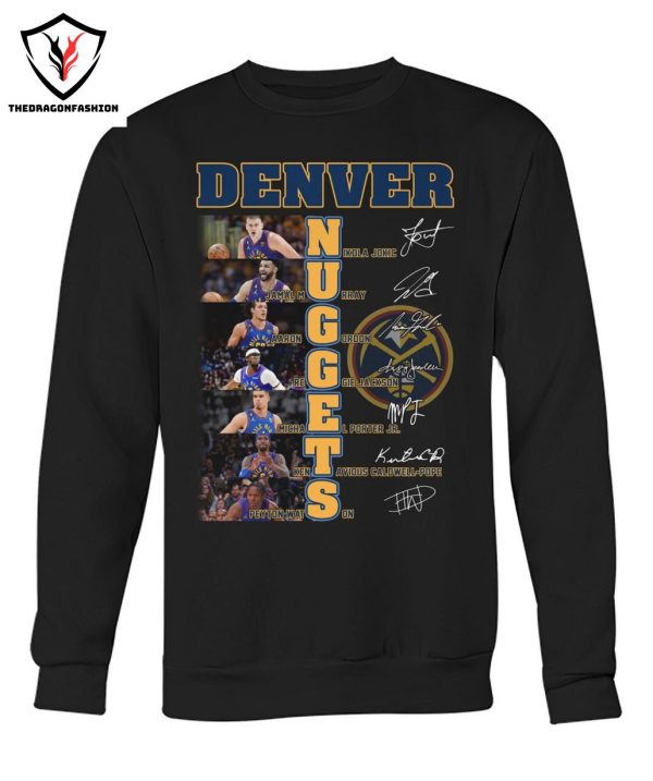 Denver Nuggets Basketball Signature T-Shirt