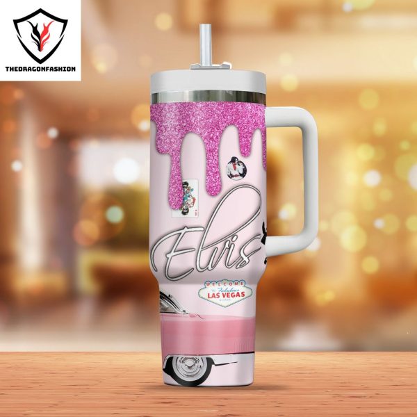 Elvis Presley What Would Elvis Do Tumbler With Handle And Straw