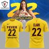 Fever 22 Caitlin Clark Iowa Hawkeyes Design Black 3D T-Shirt