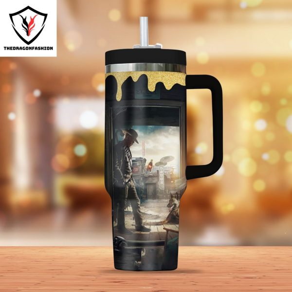 Get Wasted Fallcut Tumbler With Handle And Straw