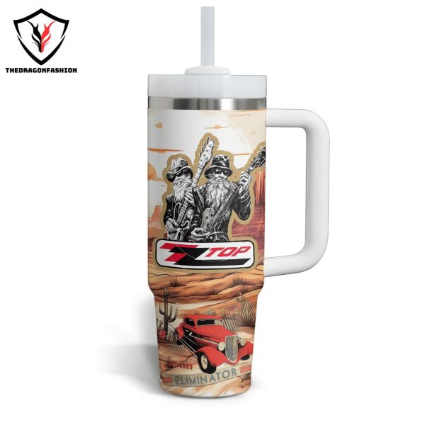 Gim Me All Your Lovin ZZ Top Tumbler With Handle And Straw