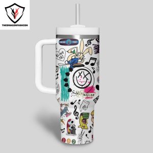 Blink-182 What My Age Again Tumbler With Handle And Straw