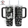 Jusr A Girl Who Loves Michael Jackson Tumbler With Handle And Straw