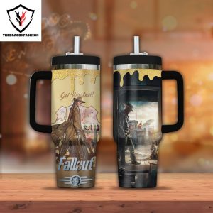 Get Wasted Fallcut Tumbler With Handle And Straw