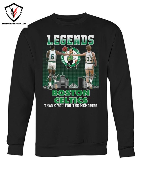 Legends Boston Celtics Thank You For The Memories T-Shirt