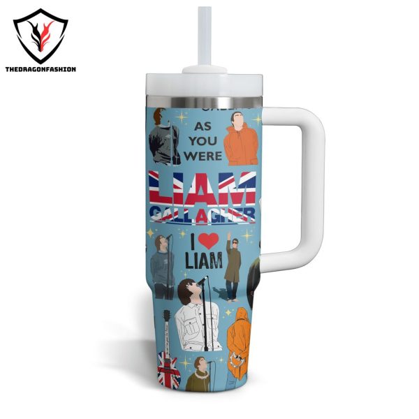 Liam Gallagher Im Feeling Super Sonic Tumbler With Handle And Straw