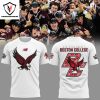 Men Ice Hockey Boston College Eagles Design Red 3D T-Shirt