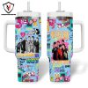 Pierce The Veil King For A Day Tumbler With Handle And Straw