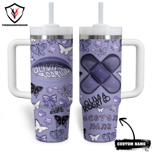 Olivia Rodrigo Custom Tumbler With Handle And Straw